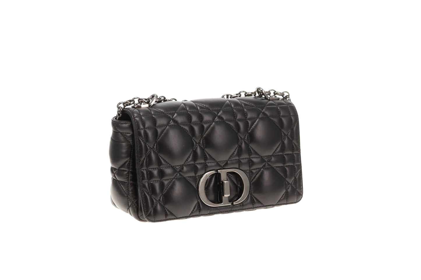 Dior Caro Medium Black Macrocannage Lambskin 2021