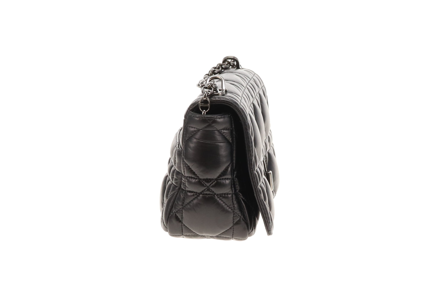 Dior Caro Medium Black Macrocannage Lambskin 2021