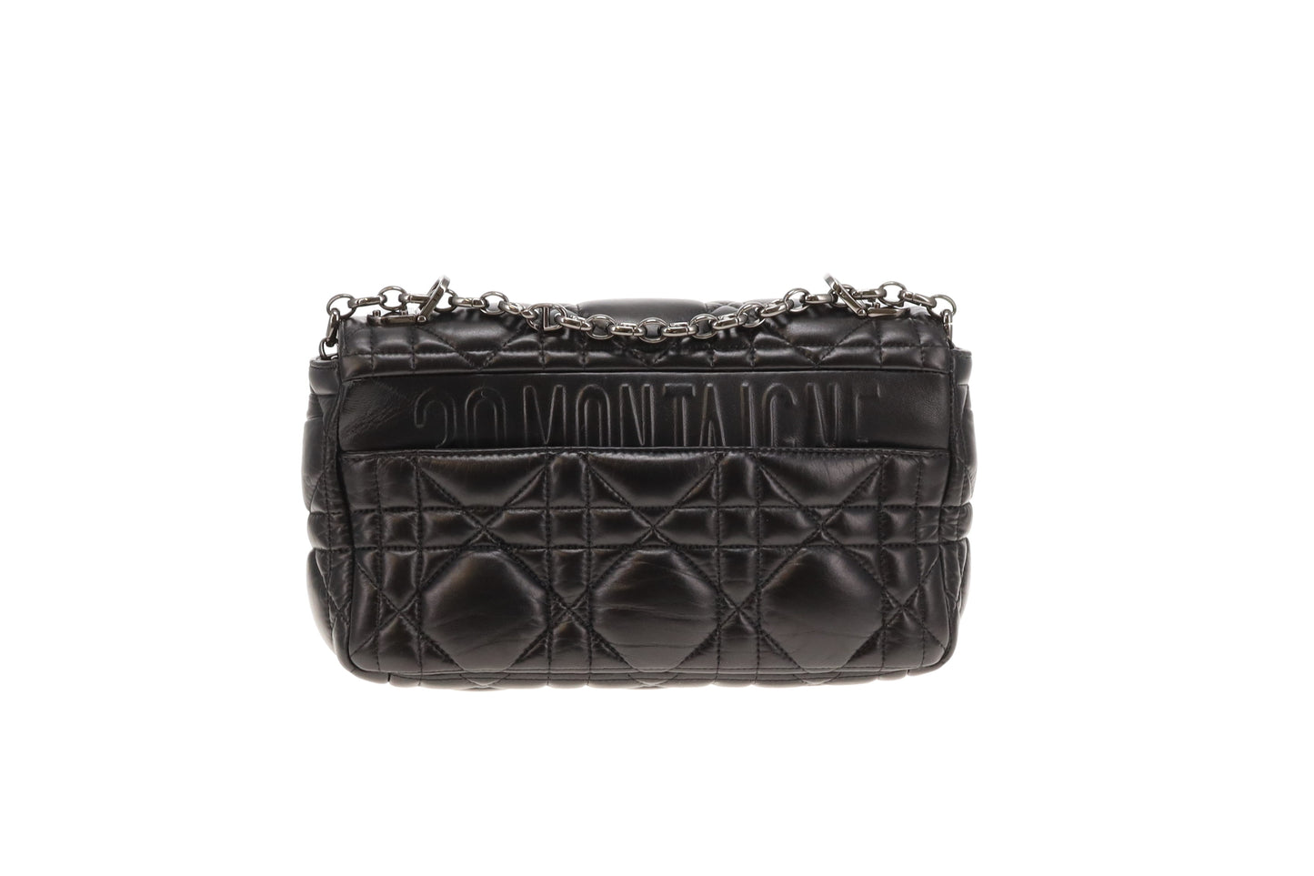 Dior Caro Medium Black Macrocannage Lambskin 2021