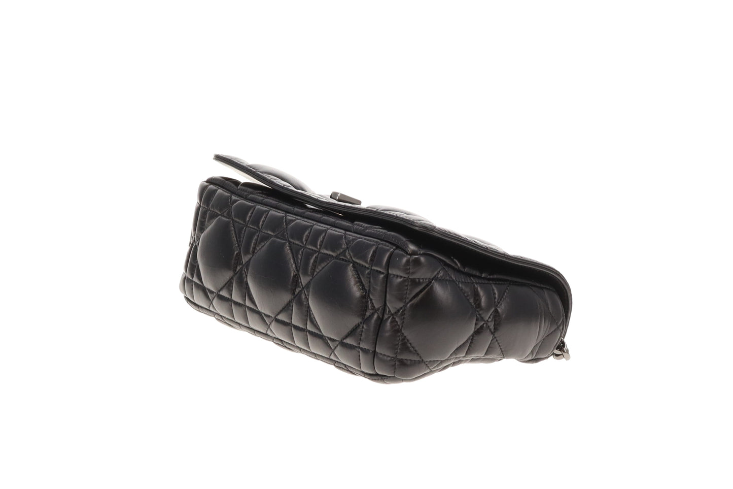 Dior Caro Medium Black Macrocannage Lambskin 2021
