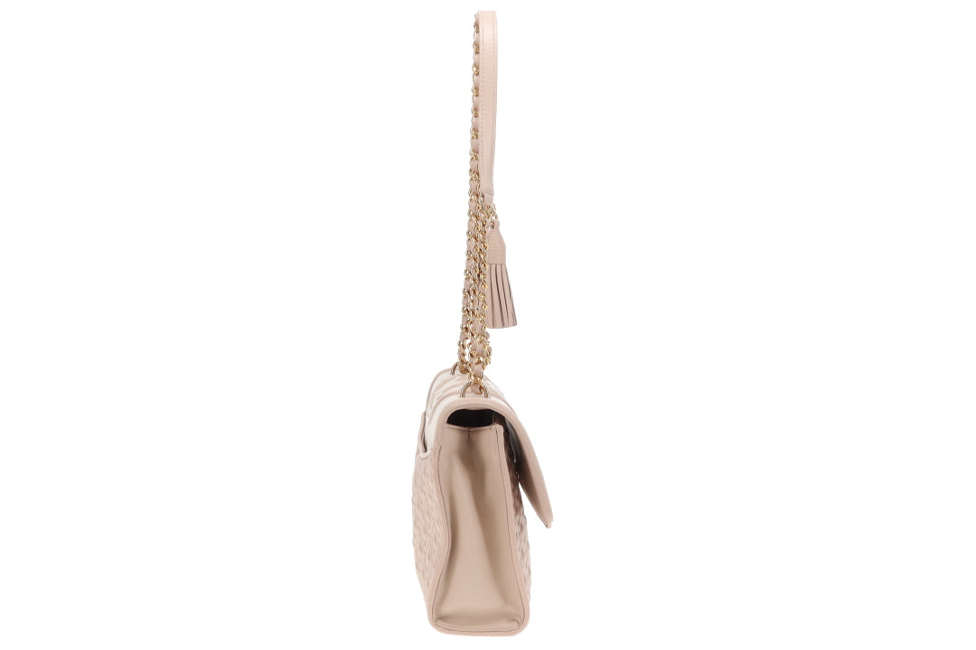 Tory Burch Fleming Bag Beige GHW