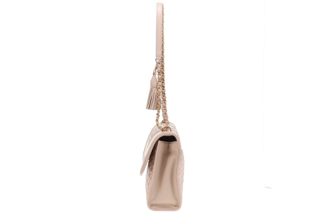 Tory Burch Fleming Bag Beige GHW