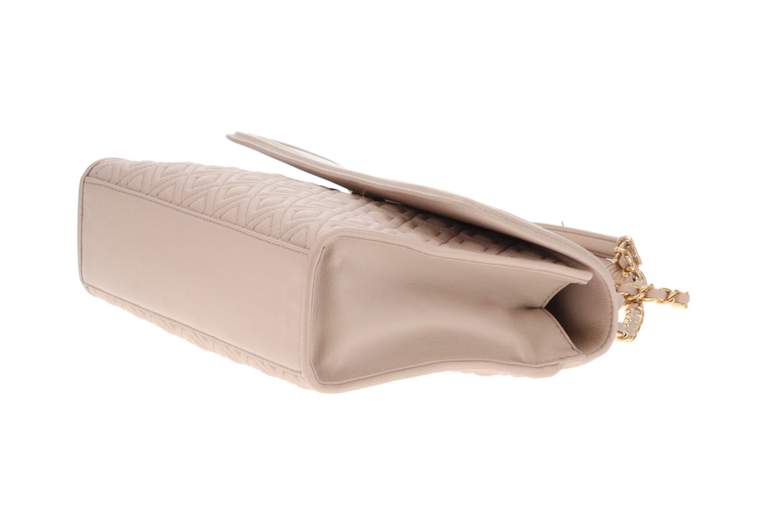 Tory Burch Fleming Bag Beige GHW