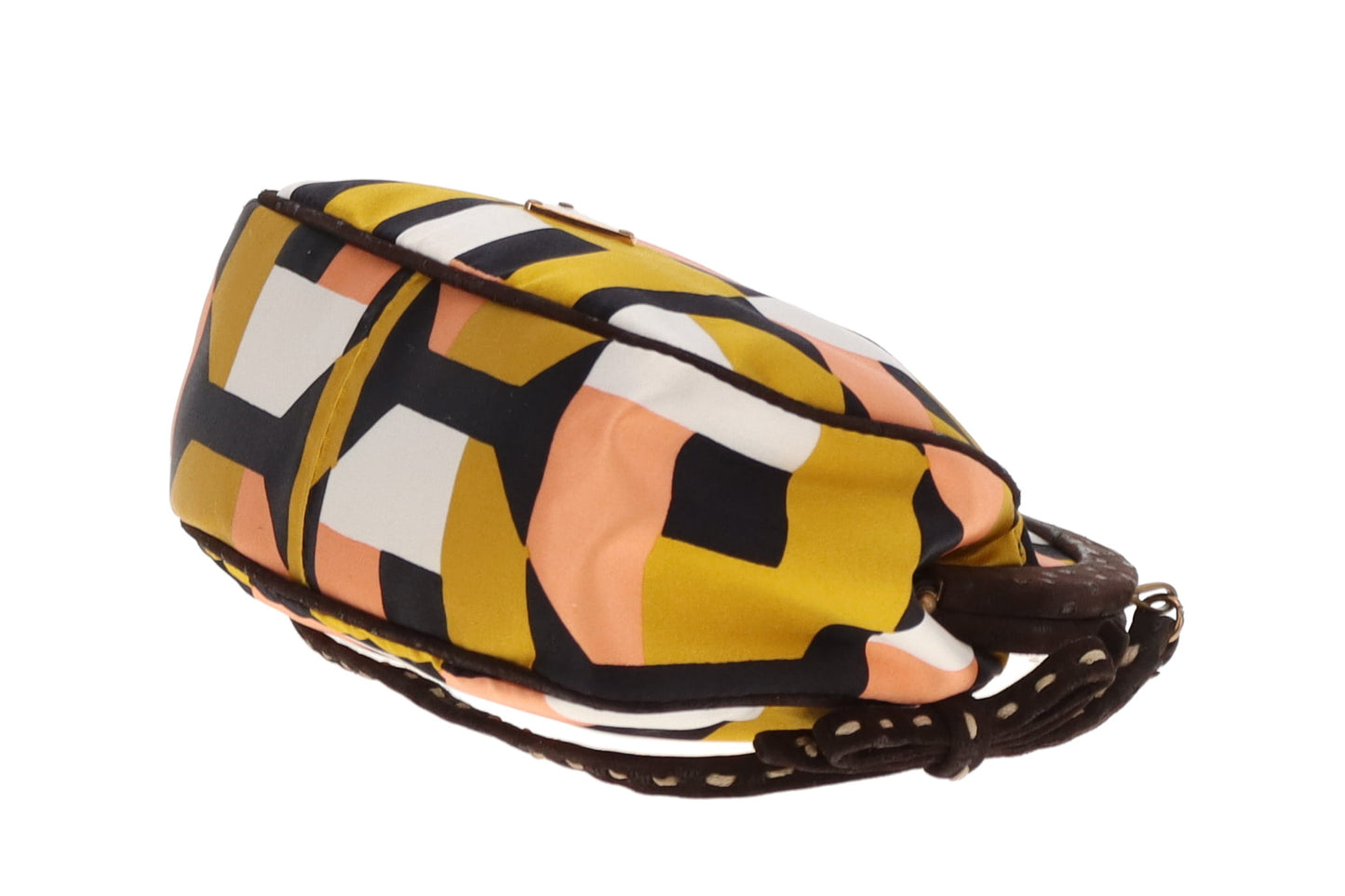 Prada Kisslock Pouch on Strap Multi Silk
