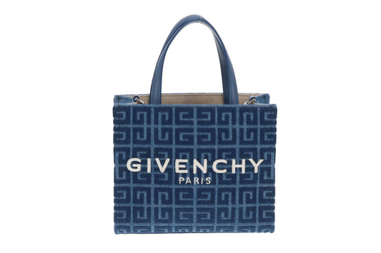 Givenchy G-Tote Mini Tote Bag Denim Blue