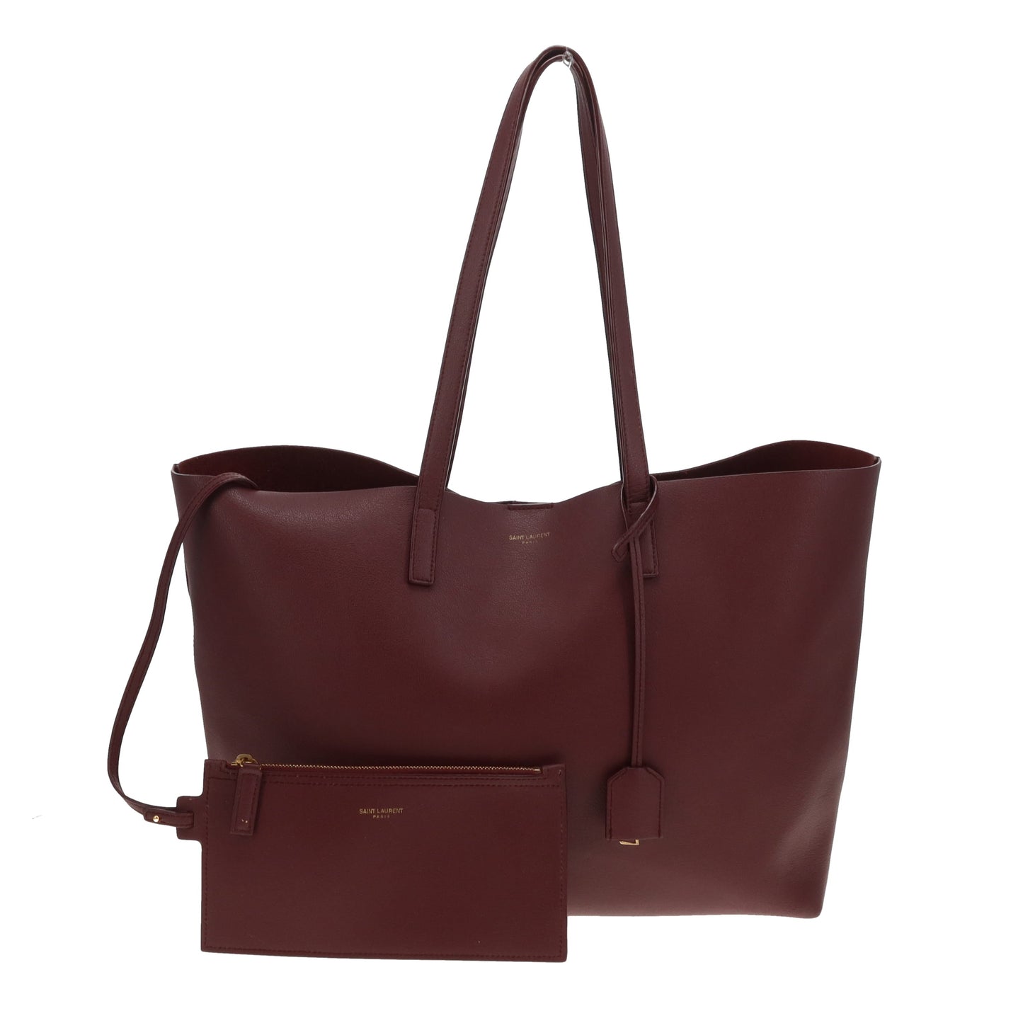 Saint Laurent Shopping Tote East West Burgundy 2020