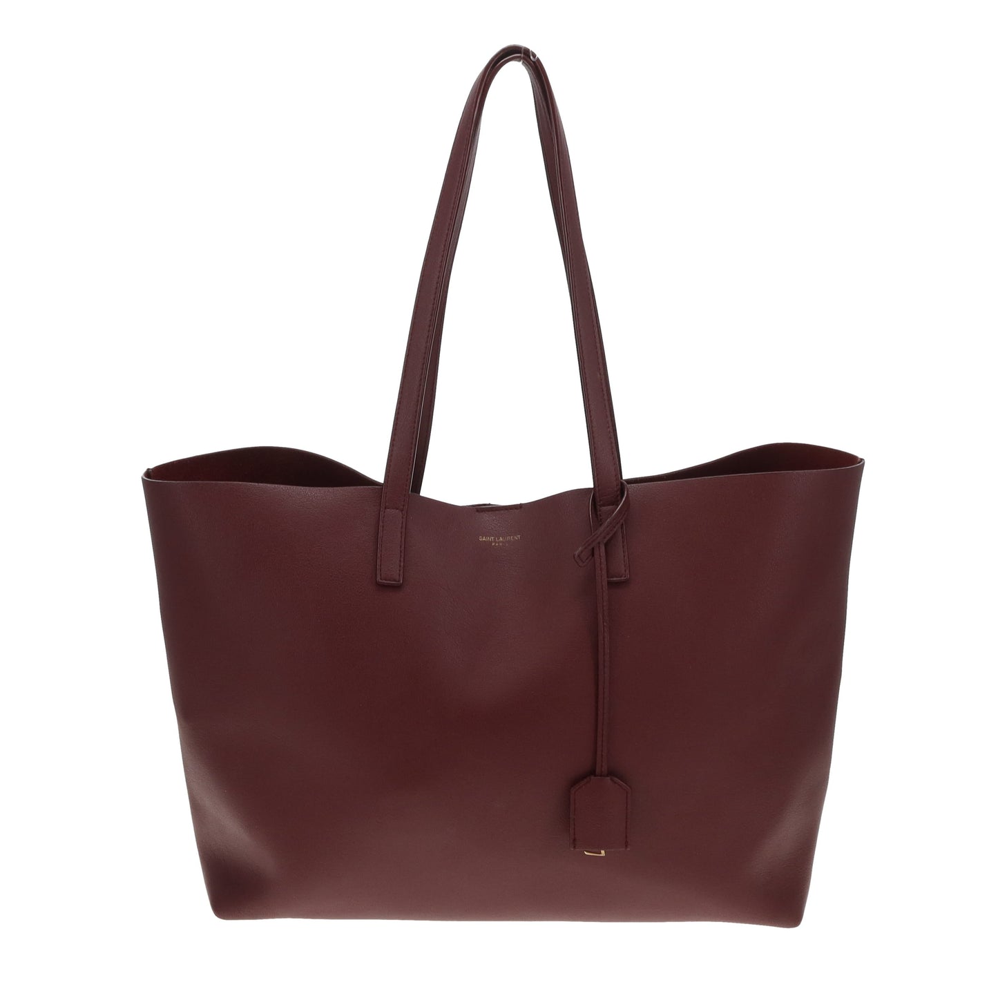 Saint Laurent Shopping Tote East West Burgundy 2020