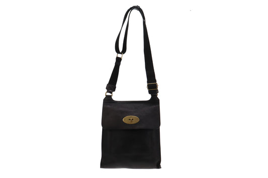 Mulberry Black Leather Old Model Large Antony
