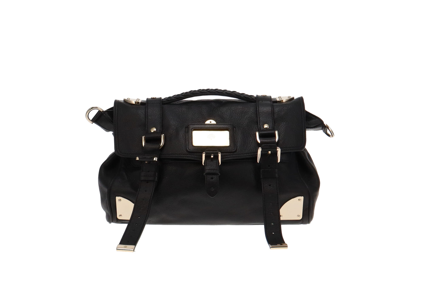 Mulberry Ltd Edt Alexa Travel Day Bag Black With Strap GH
