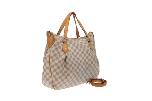 Graceful PM Damier Azur (ATX) – Keeks Designer Handbags