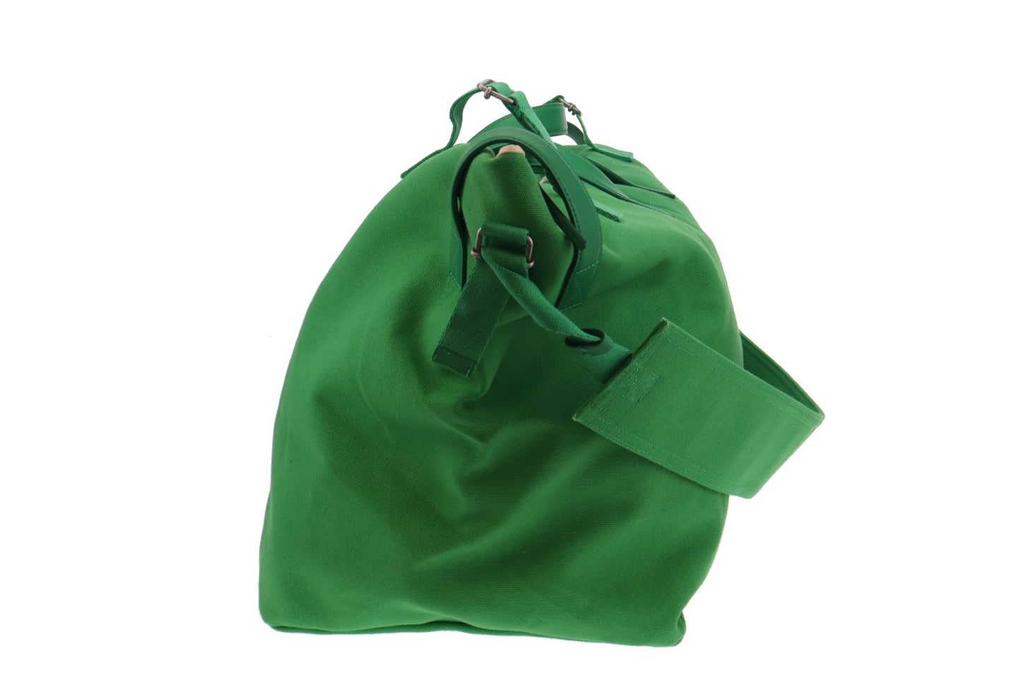 Jacquemus Green Cotton Canvas Le Sac à Linge Weekend Bag