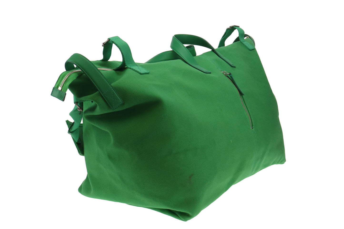 Jacquemus Green Cotton Canvas Le Sac à Linge Weekend Bag