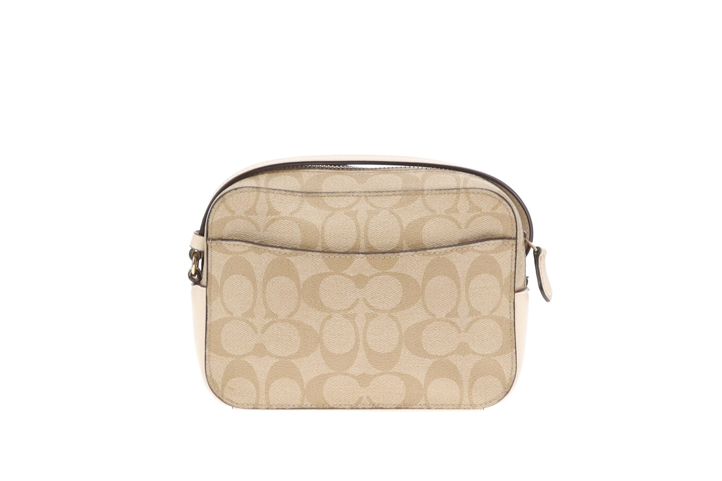 Coach Mini Camera Bag Beige Signature