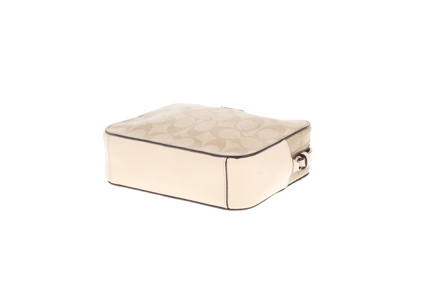Coach Mini Camera Bag Beige Signature