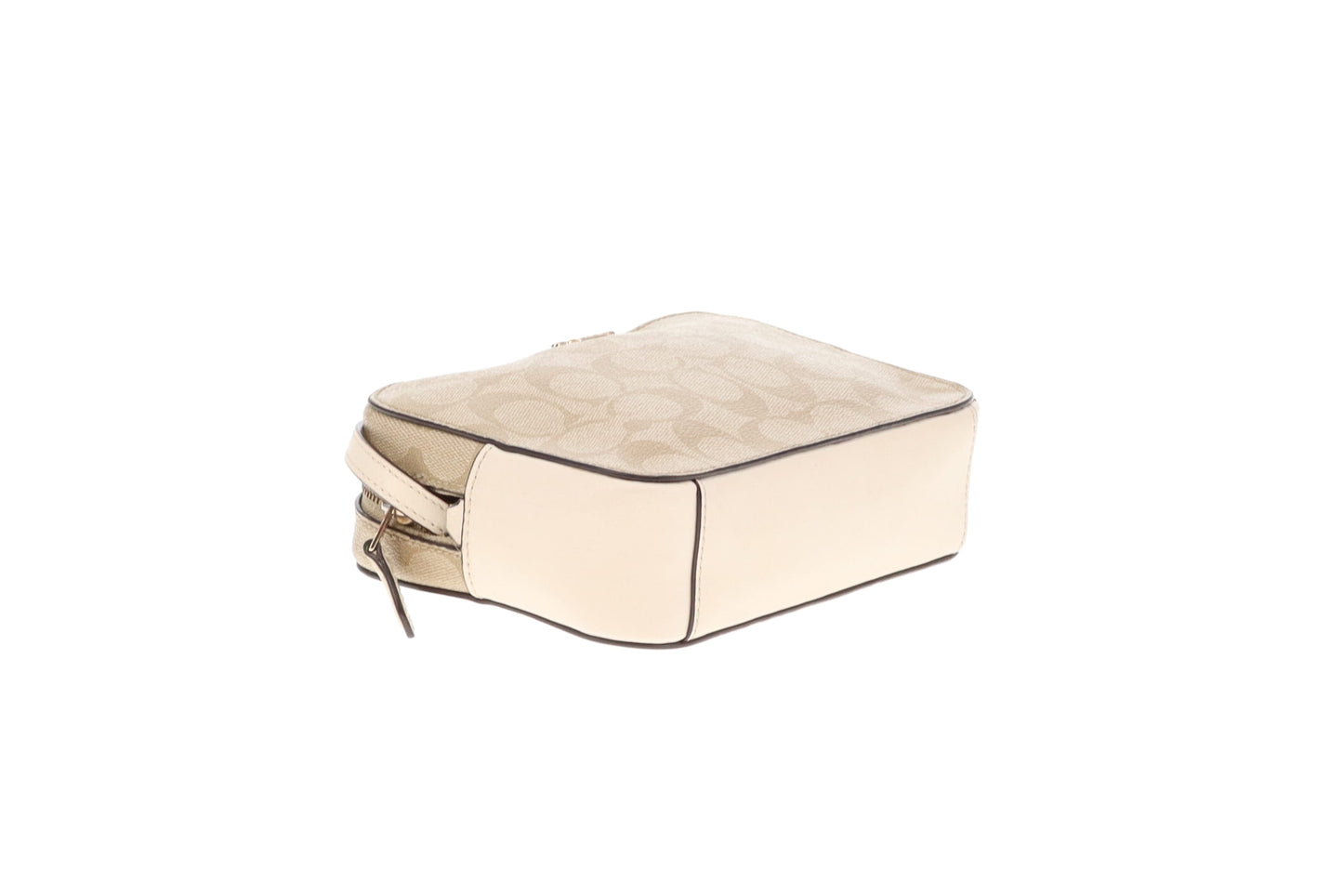 Coach Mini Camera Bag Beige Signature