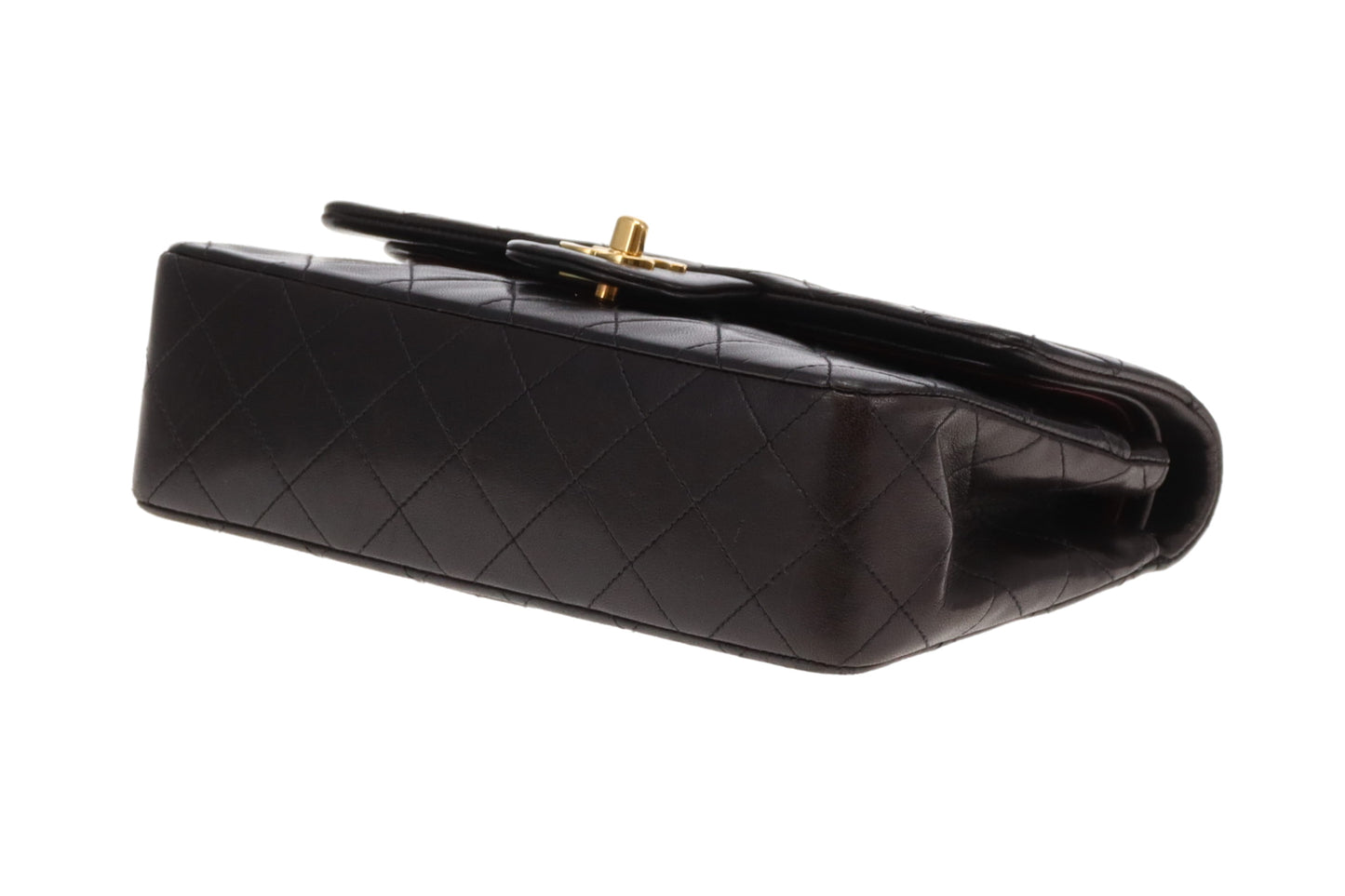 Chanel Classic Double Flap Small Dark Brown Lambskin GHW 1994/96