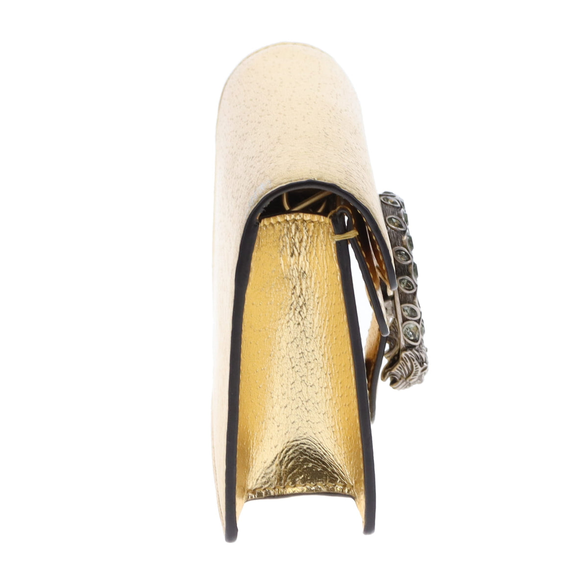 Gucci Dionysus Super Mini en cuir doré