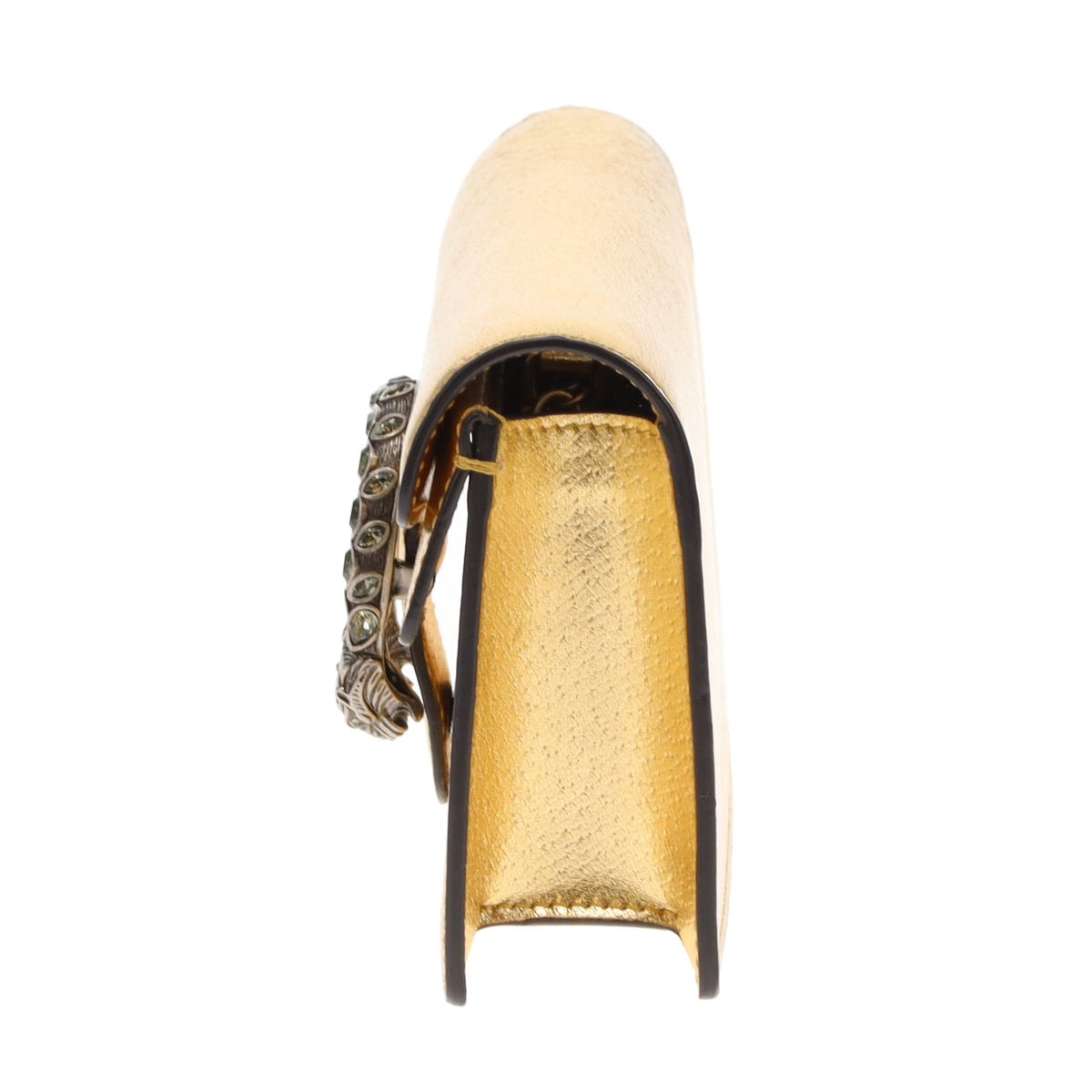 Gucci Dionysus Super Mini en cuir doré