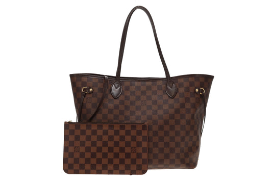 Louis Vuitton Neverfull MM & Pochette Damier Ebene AR3185 - 2015