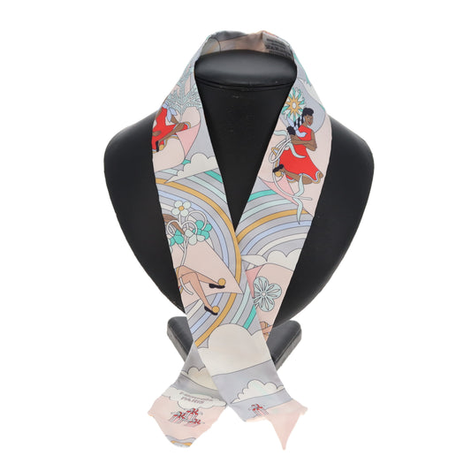 Hermes Carres Volants Twilly 100% Silk