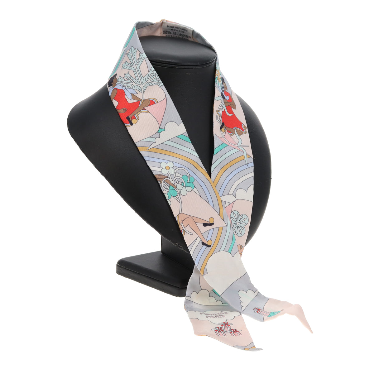 Hermes Carres Volants Twilly 100% Silk