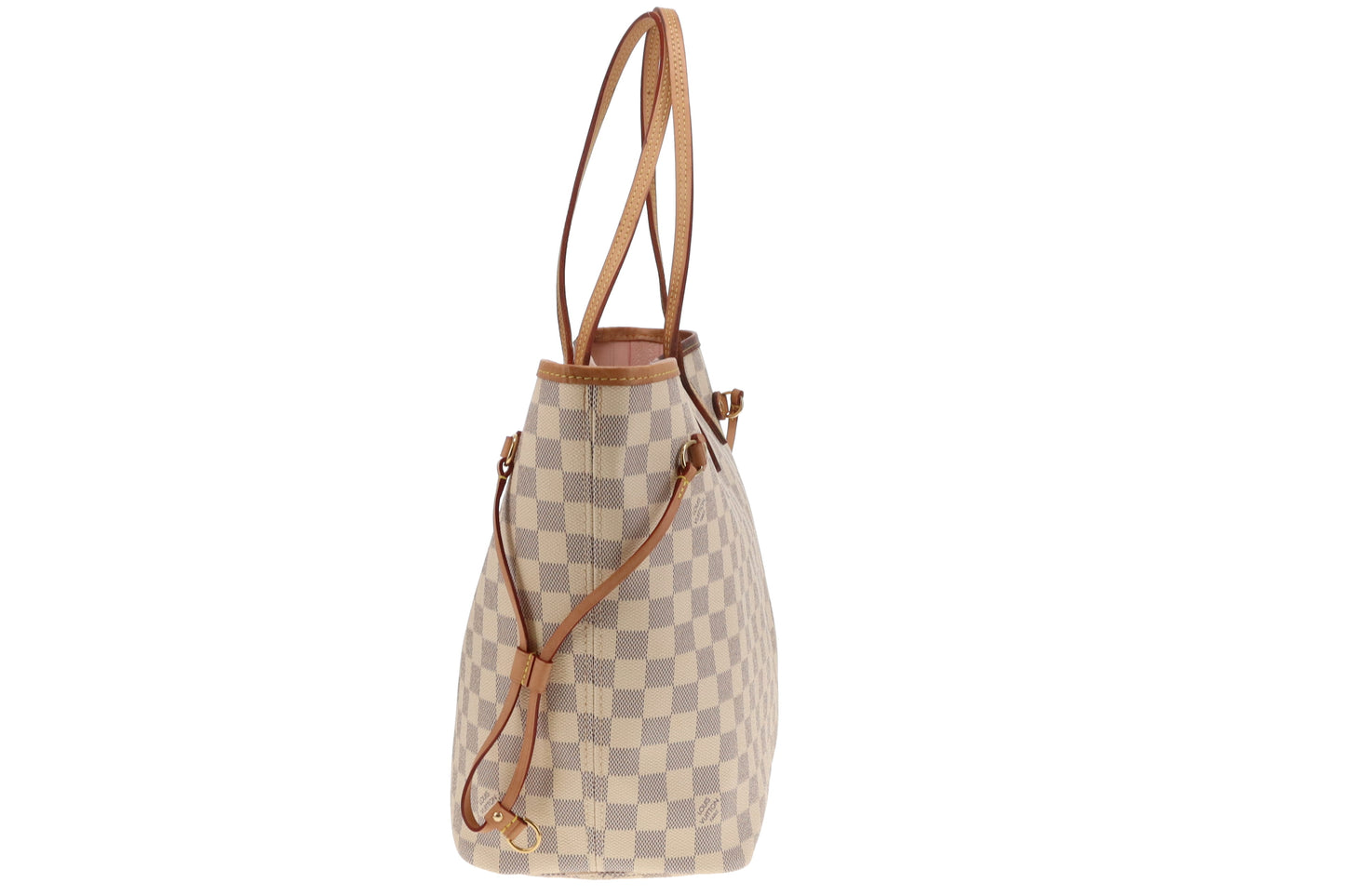 Louis Vuitton Neverfull MM & Pochette Damier Azur (NFID Chipped)