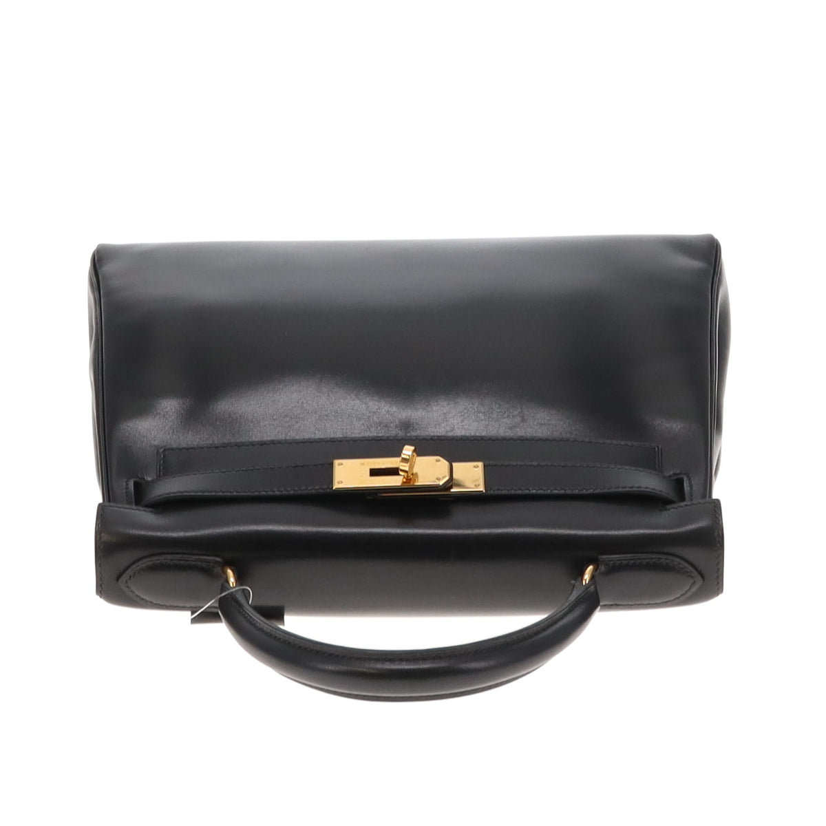 Hermes Kelly Retourne 28 Black Box Calf GHW 1999