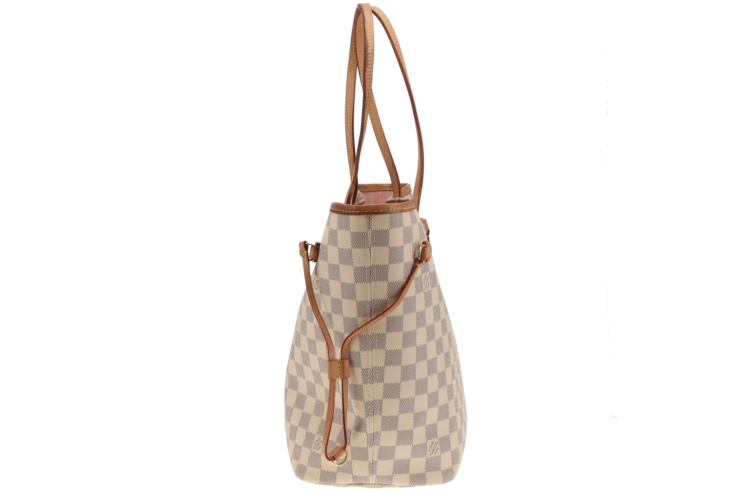 Louis Vuitton Neverfull MM & Pochette Damier Azur (NFID Chipped)