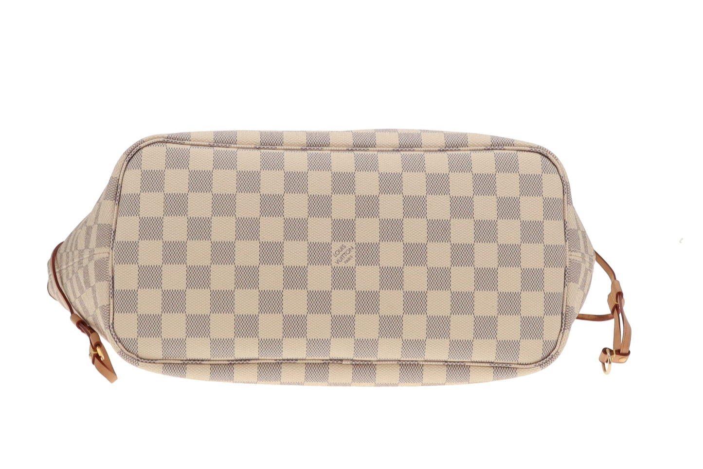 Louis Vuitton Neverfull MM & Pochette Damier Azur (NFID Chipped)