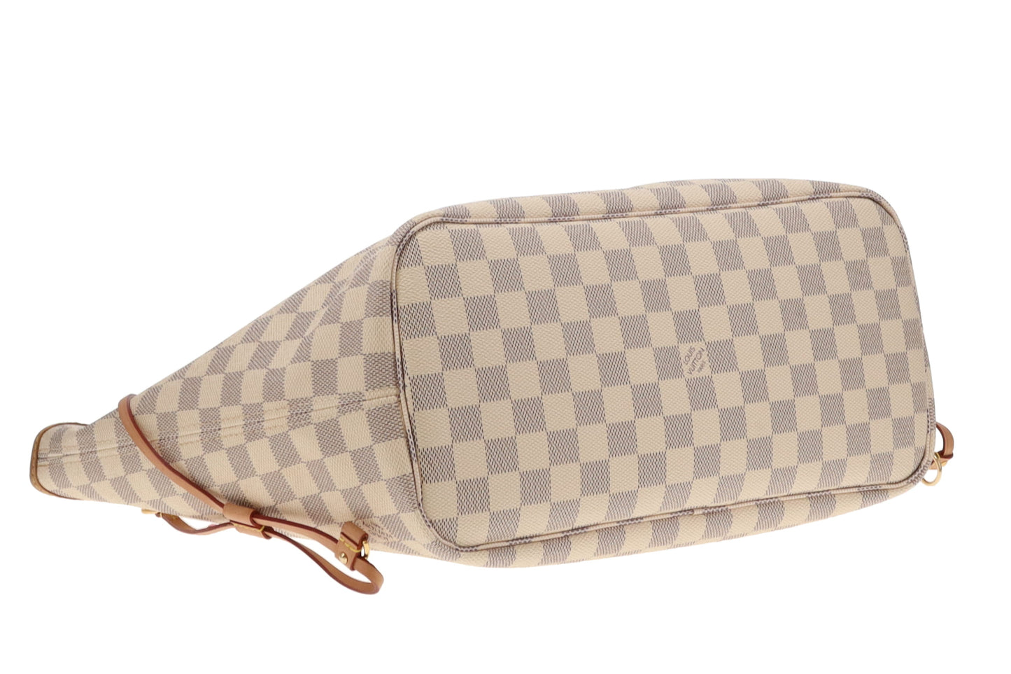 Louis Vuitton Neverfull MM & Pochette Damier Azur (NFID Chipped)
