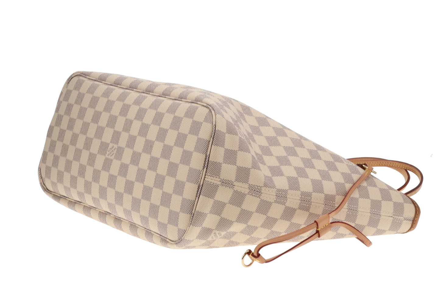 Louis Vuitton Neverfull MM & Pochette Damier Azur (NFID Chipped)