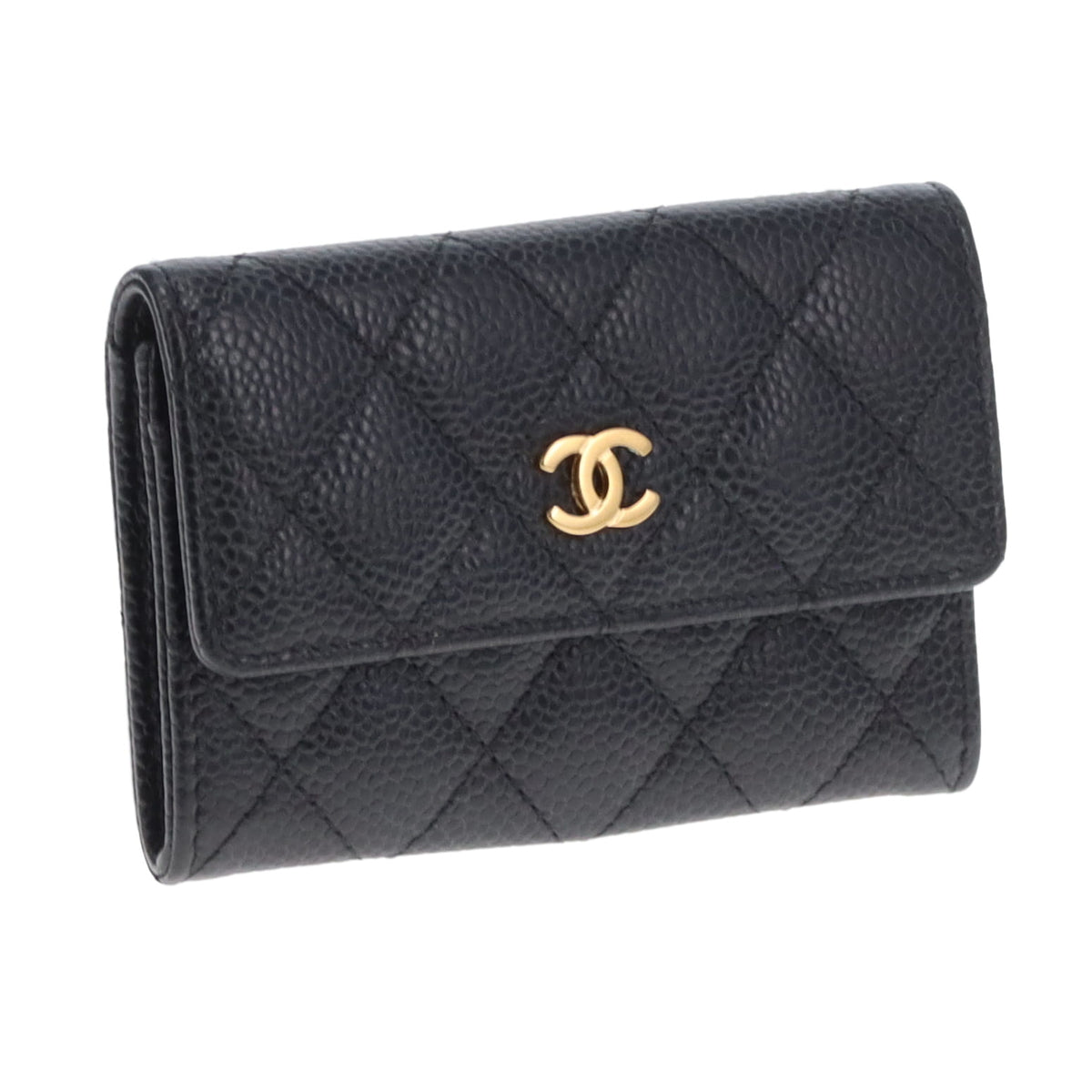 Chanel Classic Flap Cardholder Black GHW 2016