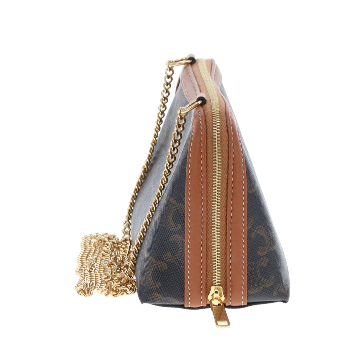 Celine Mini Clutch on Chain Triomphe Canvas 2022