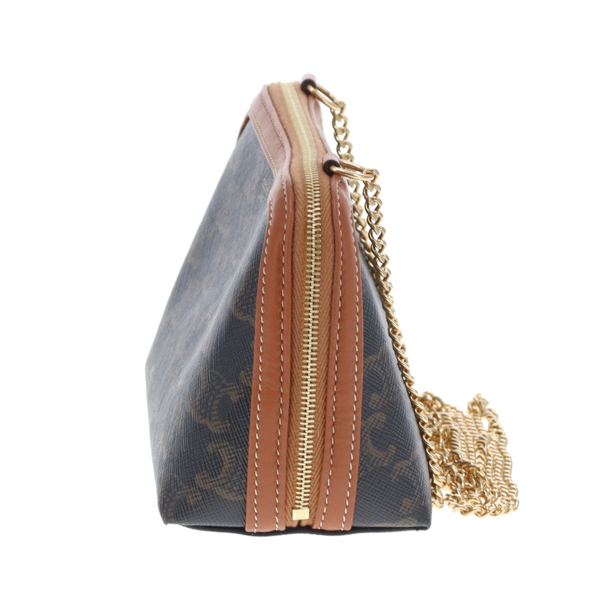 Celine Mini Clutch on Chain Triomphe Canvas 2022