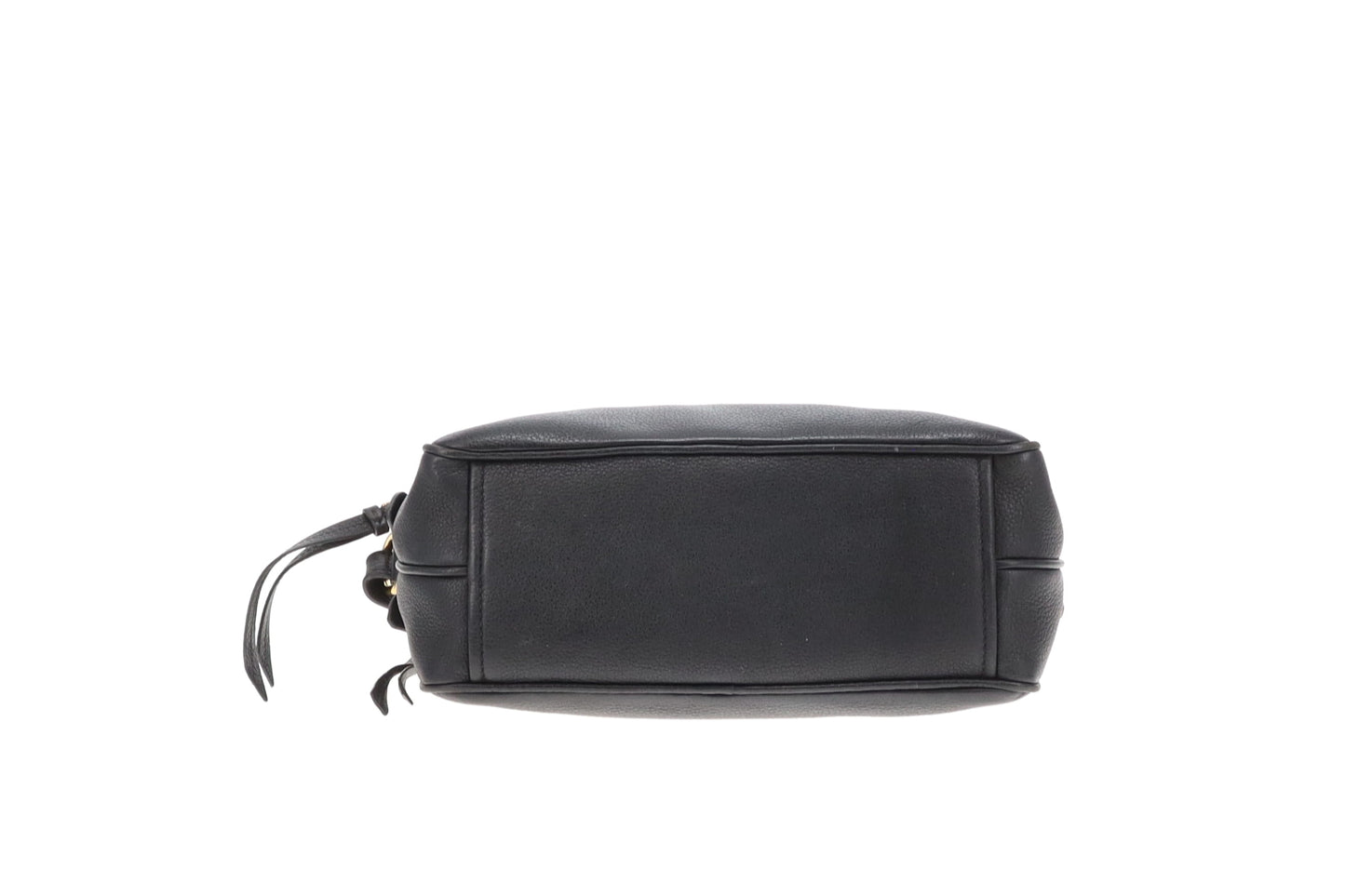 Prada Double Zip Camera Bag Black Leather GHW