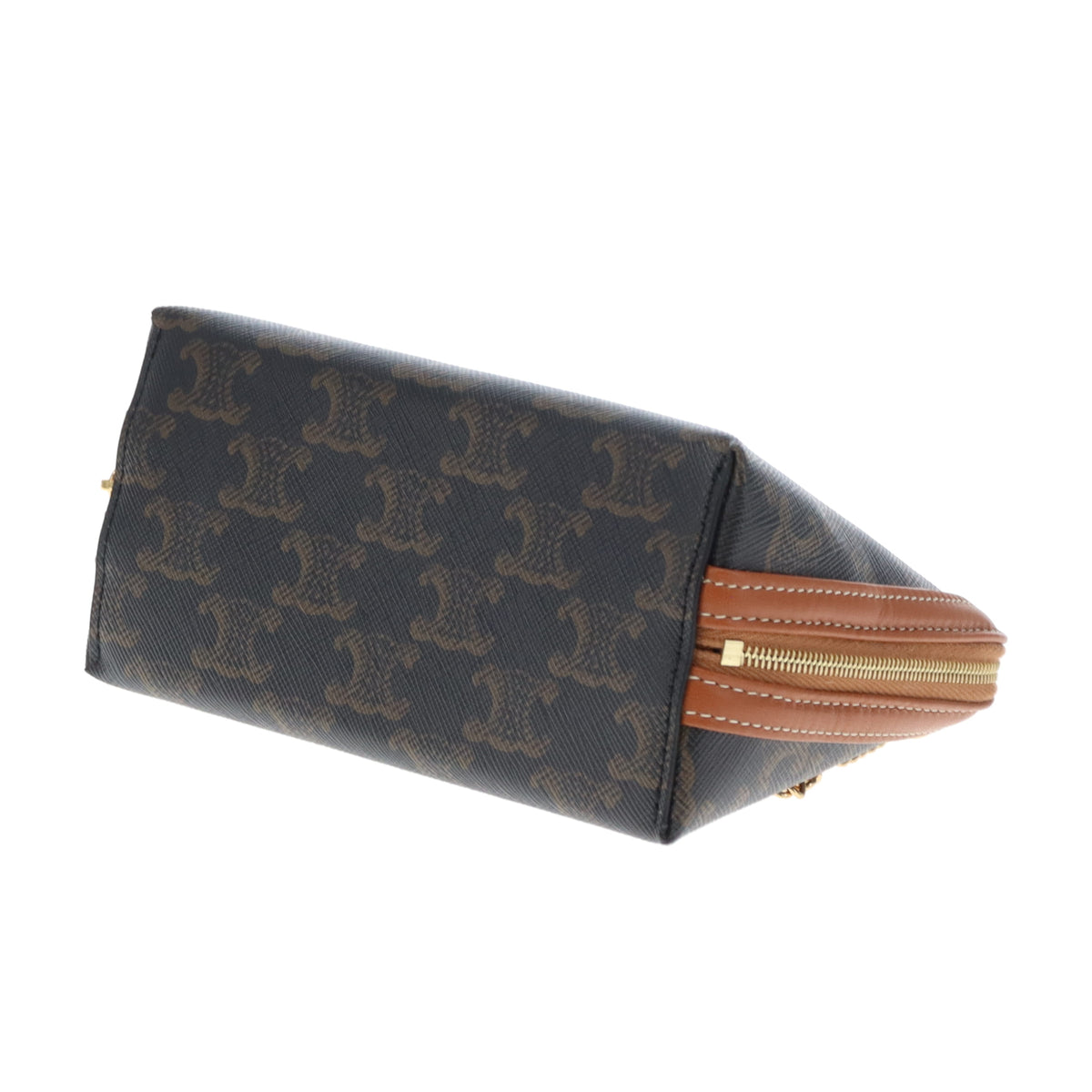 Celine Mini Clutch on Chain Triomphe Canvas 2022