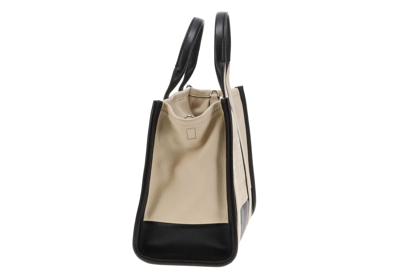 Marc Jacobs The Tote Bag Medium Cream/Black Leather