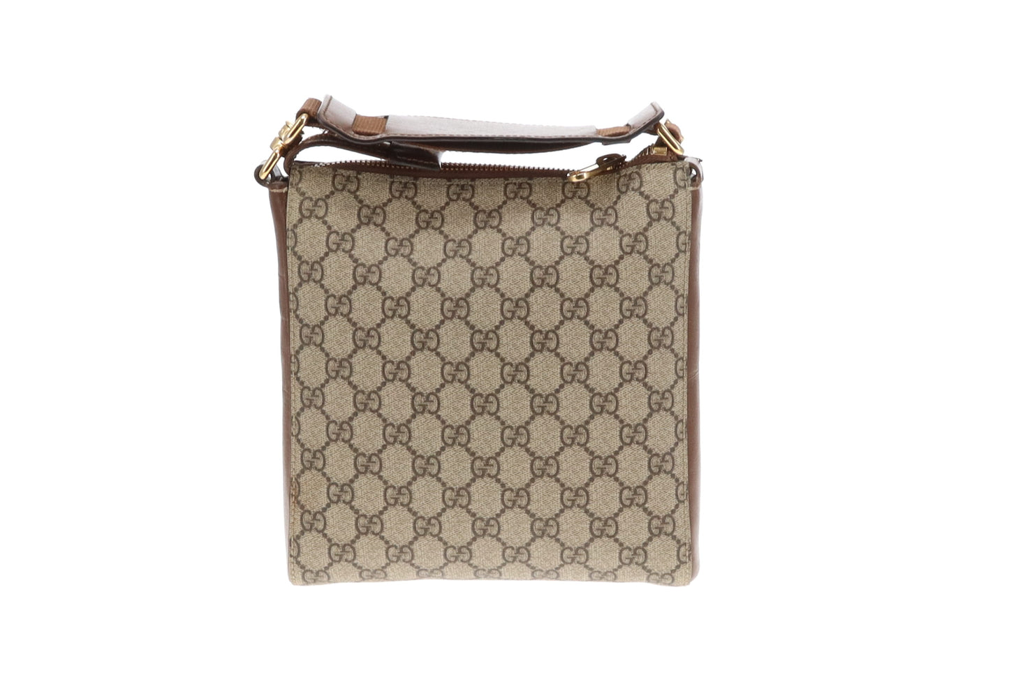 Gucci GG Supreme Small Messenger Bag Brown