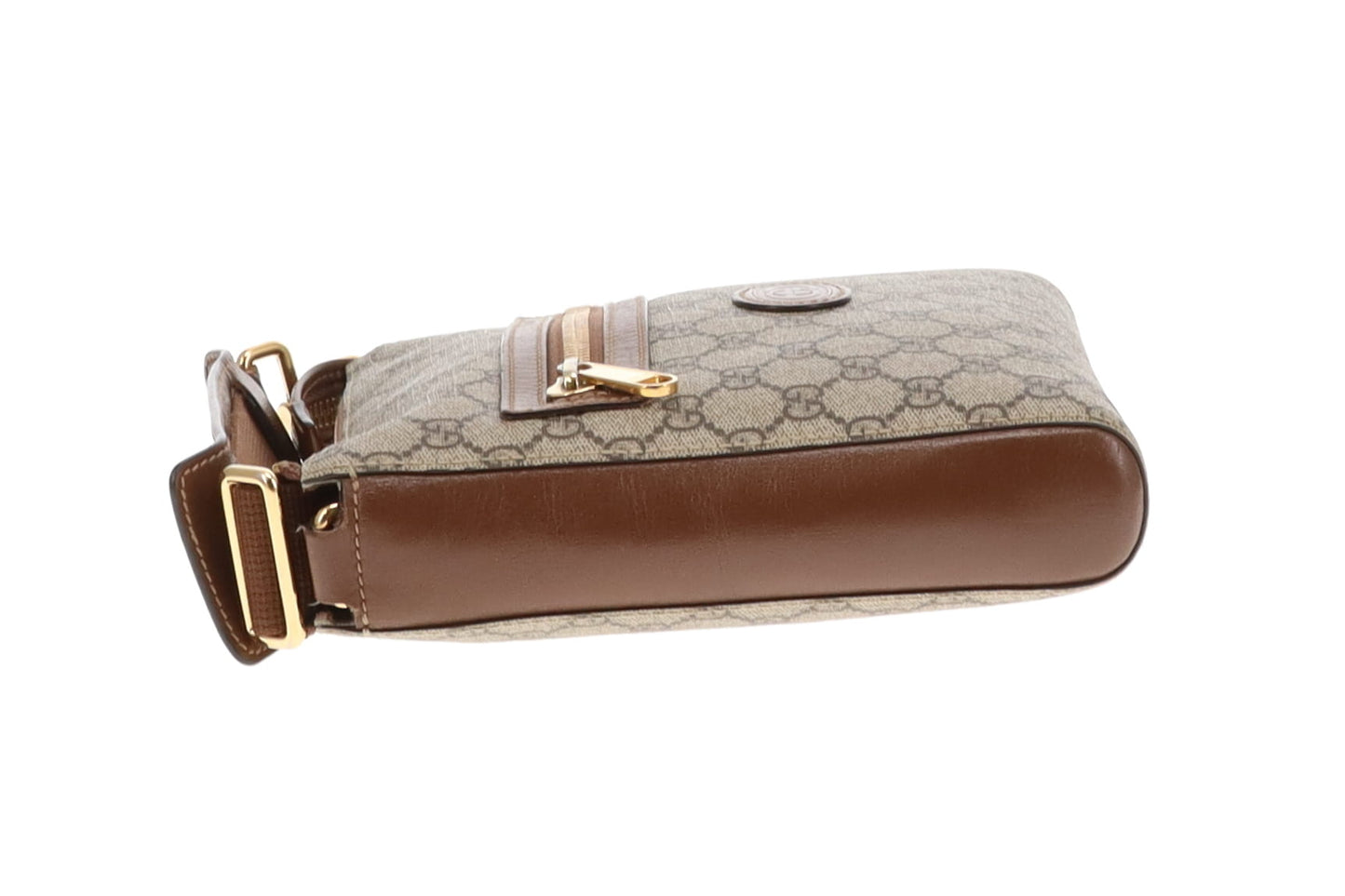 Gucci GG Supreme Small Messenger Bag Brown