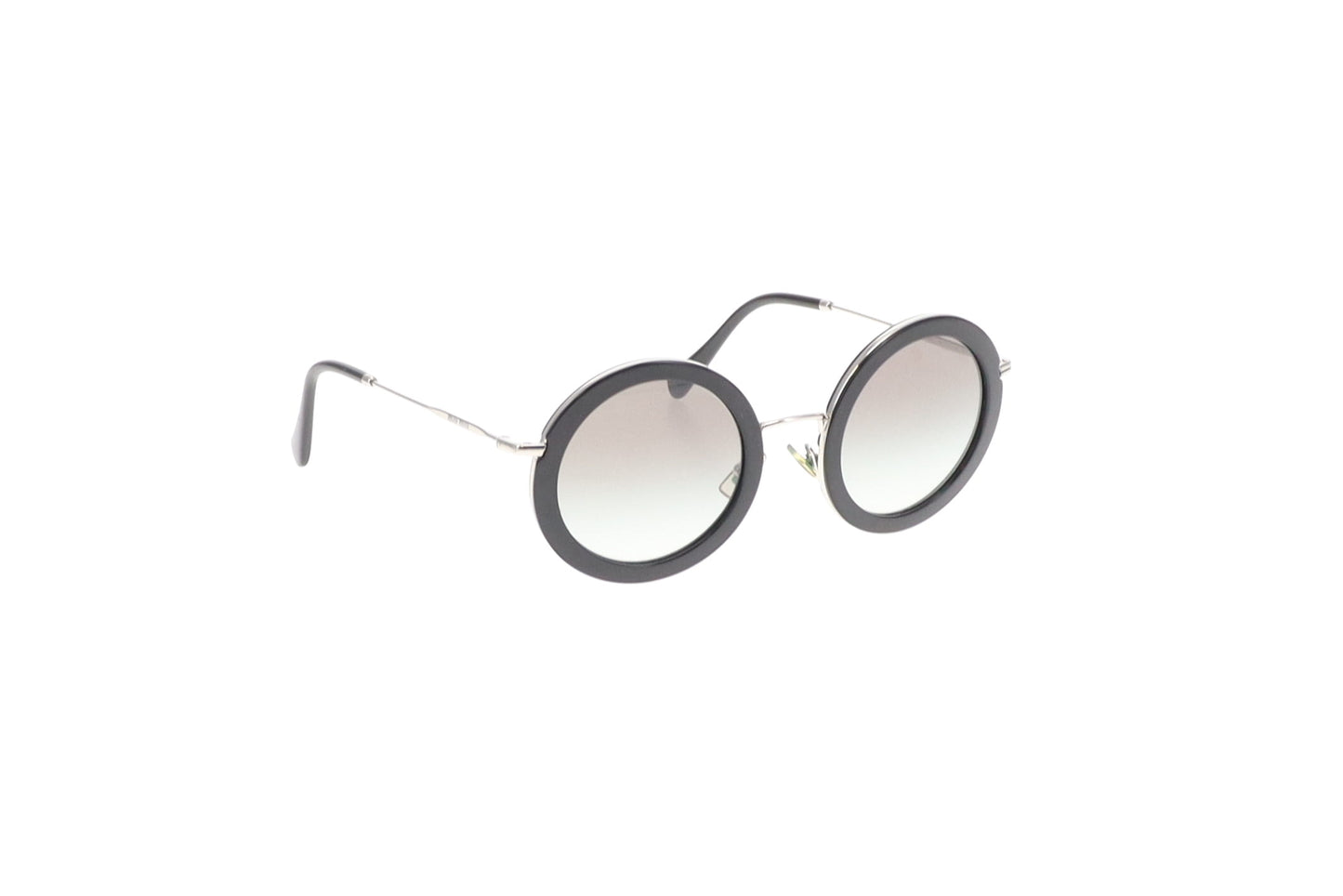 Miu Miu Round Sunglasses With Black Rim