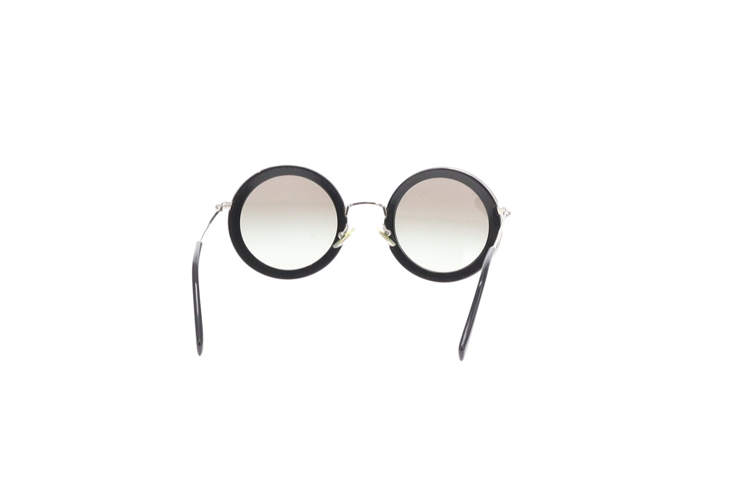 Miu Miu Round Sunglasses With Black Rim