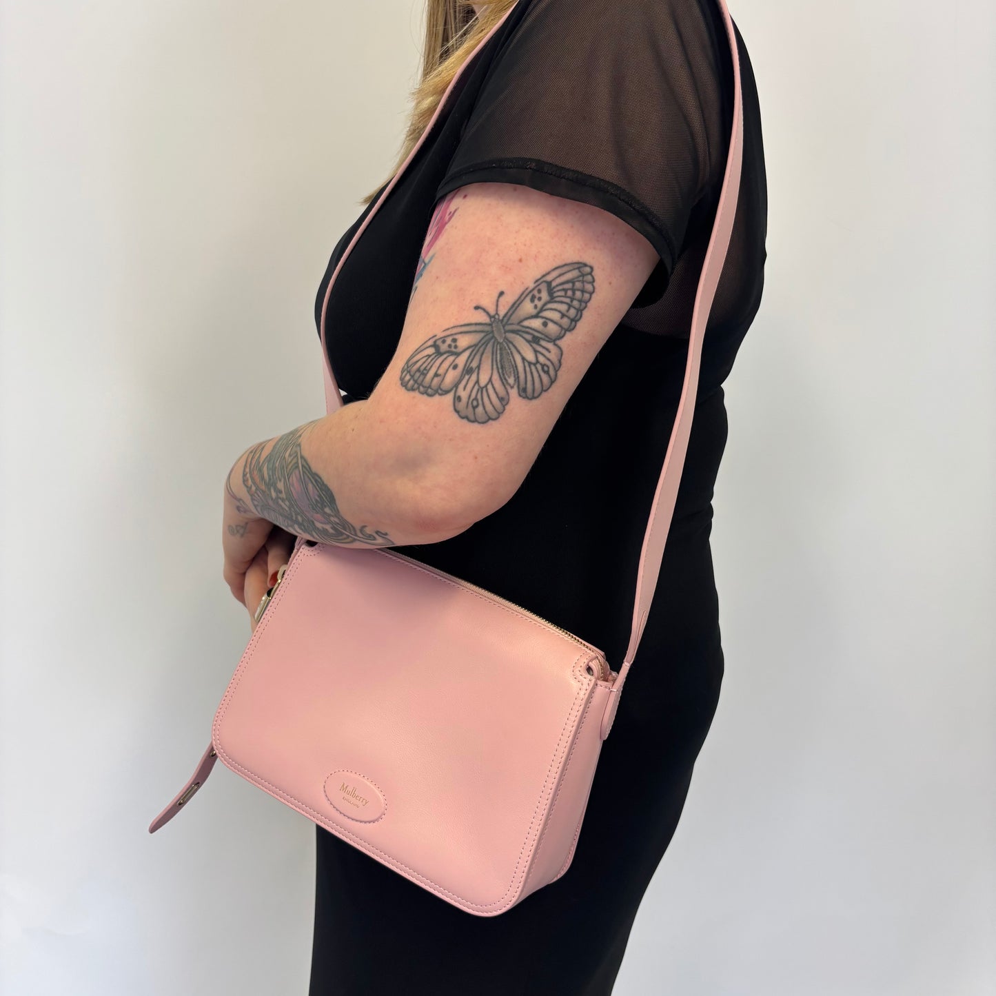 Mulberry Billie Powder Rose GHW