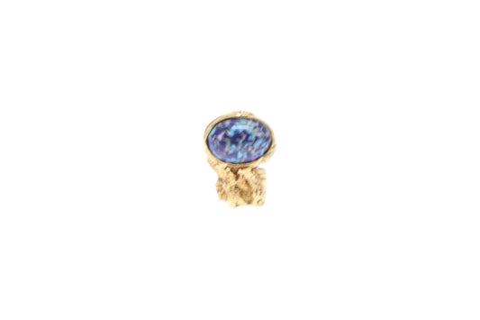 Saint Laurent Arty Azul Marino Ring Size 50 (V Small)