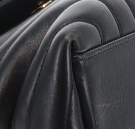 Saint Laurent Medium LouLou Black Antique Gold Hardware