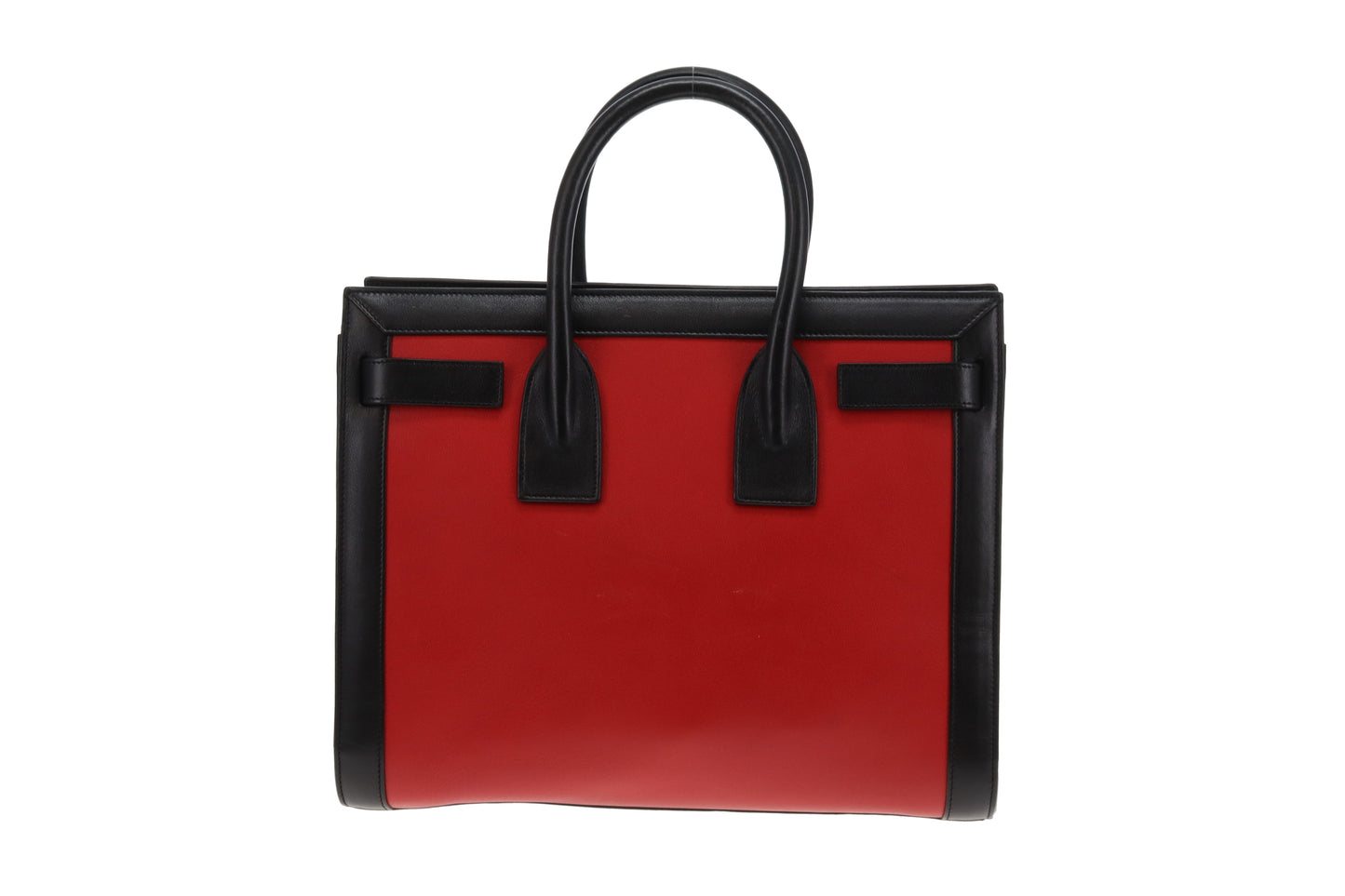 Saint Laurent Sac De Jour Small Red & Black