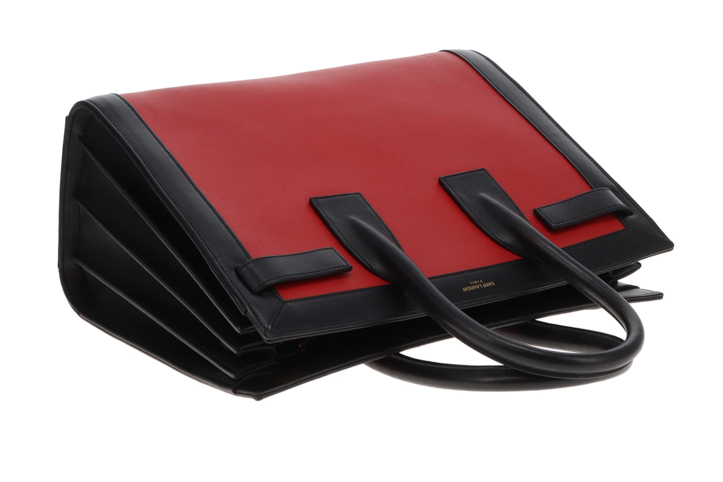 Saint Laurent Sac De Jour Small Red & Black