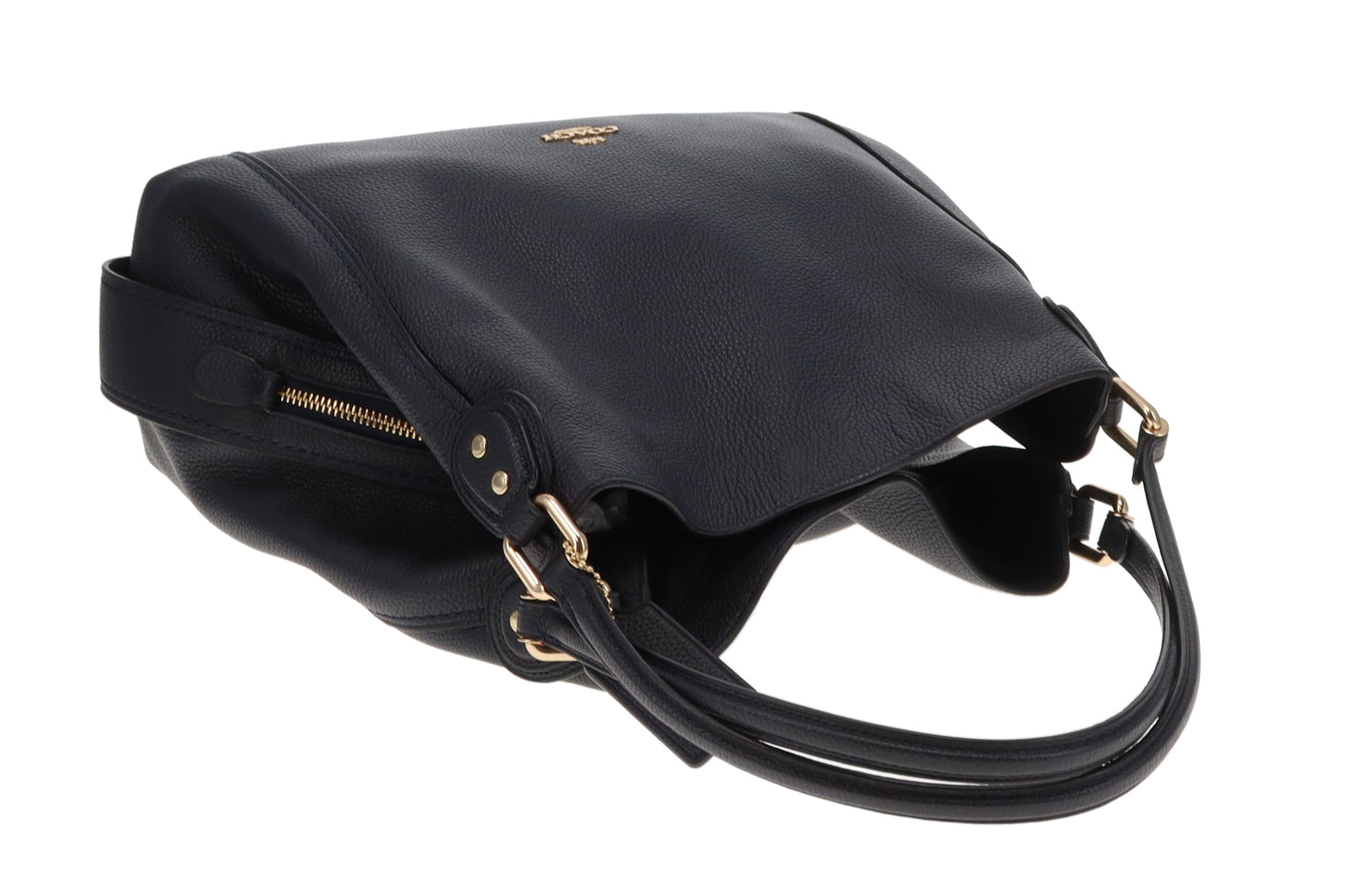 Coach Edie 31 Navy Shoulder Bag