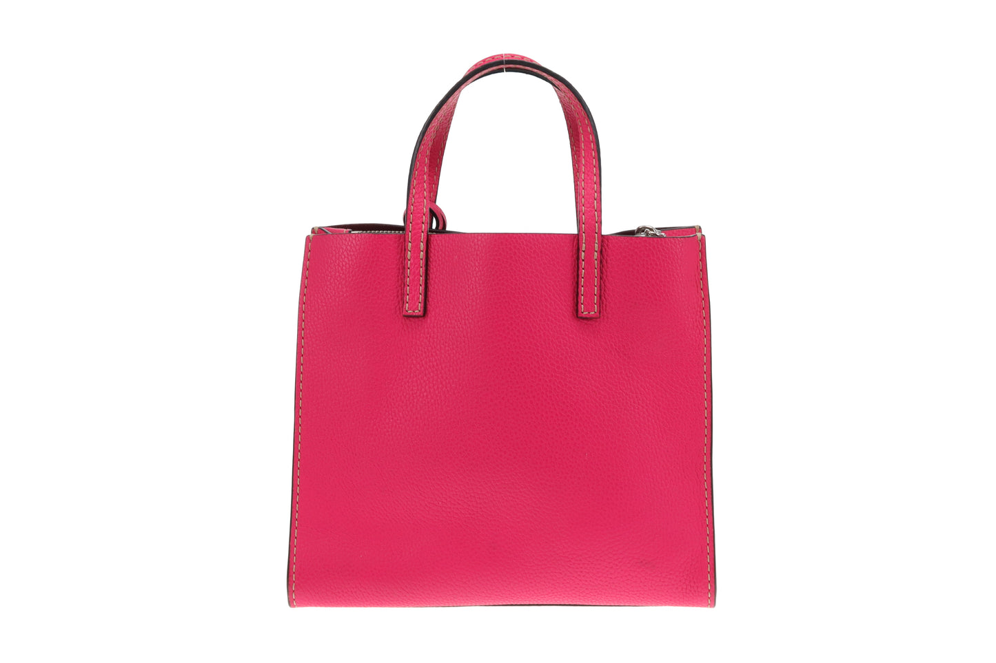 Marc Jacobs The Grind Tote Mini Hot Pink SHW