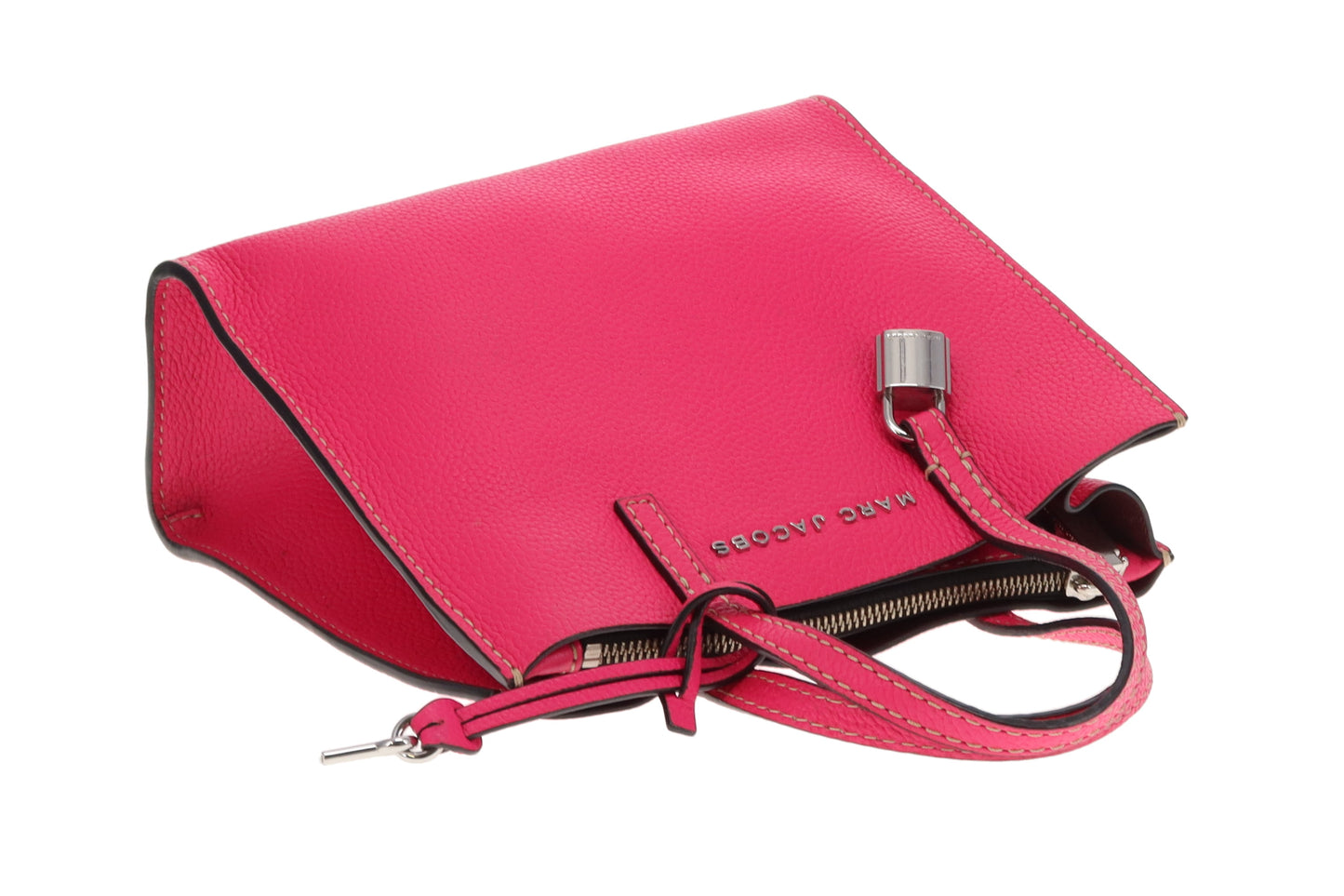 Marc Jacobs The Grind Tote Mini Hot Pink SHW