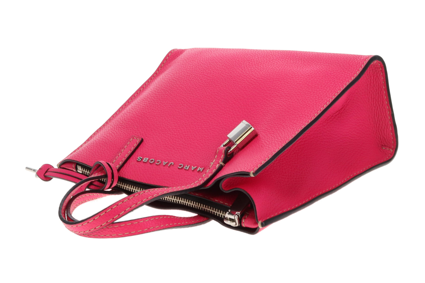 Marc Jacobs The Grind Tote Mini Hot Pink SHW
